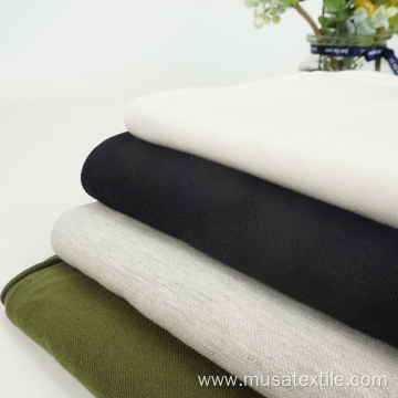 Plain Dyed Poliester Cotton Pique Fabric